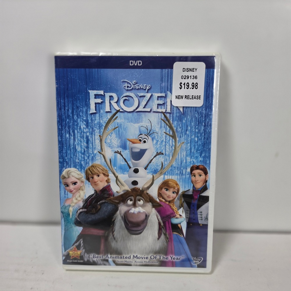 Disney Frozen DVD New Sealed Walt Disney Animation Studios Elsa Anna 1